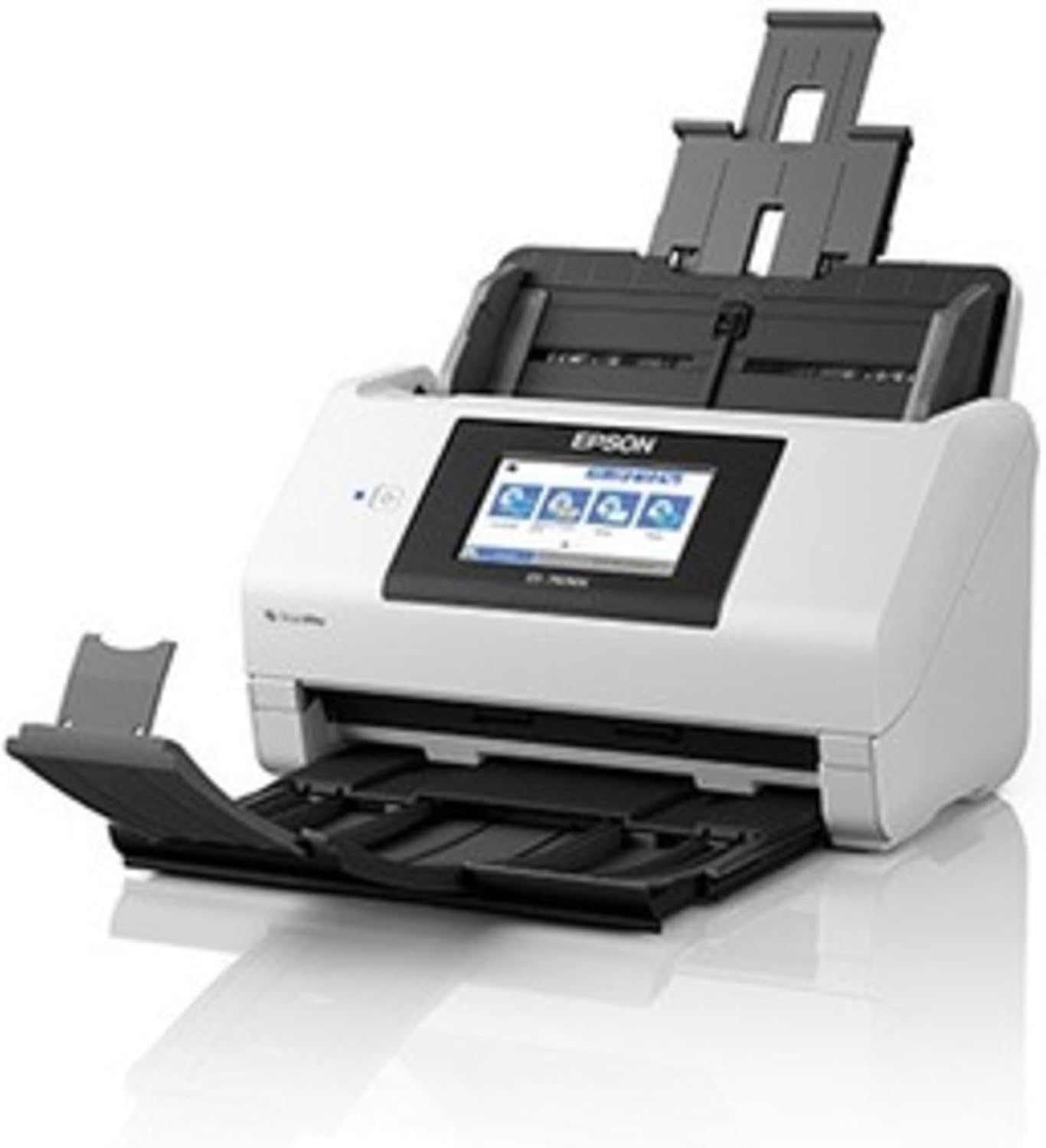 Epson DS-790WN Wireless Network Color Document Scanner for PC and Mac, with Duplex Scanning, PC-Free Scanning, 100-page Auto Document Feeder (ADF) and 4.3" Color LCD Touchscreen