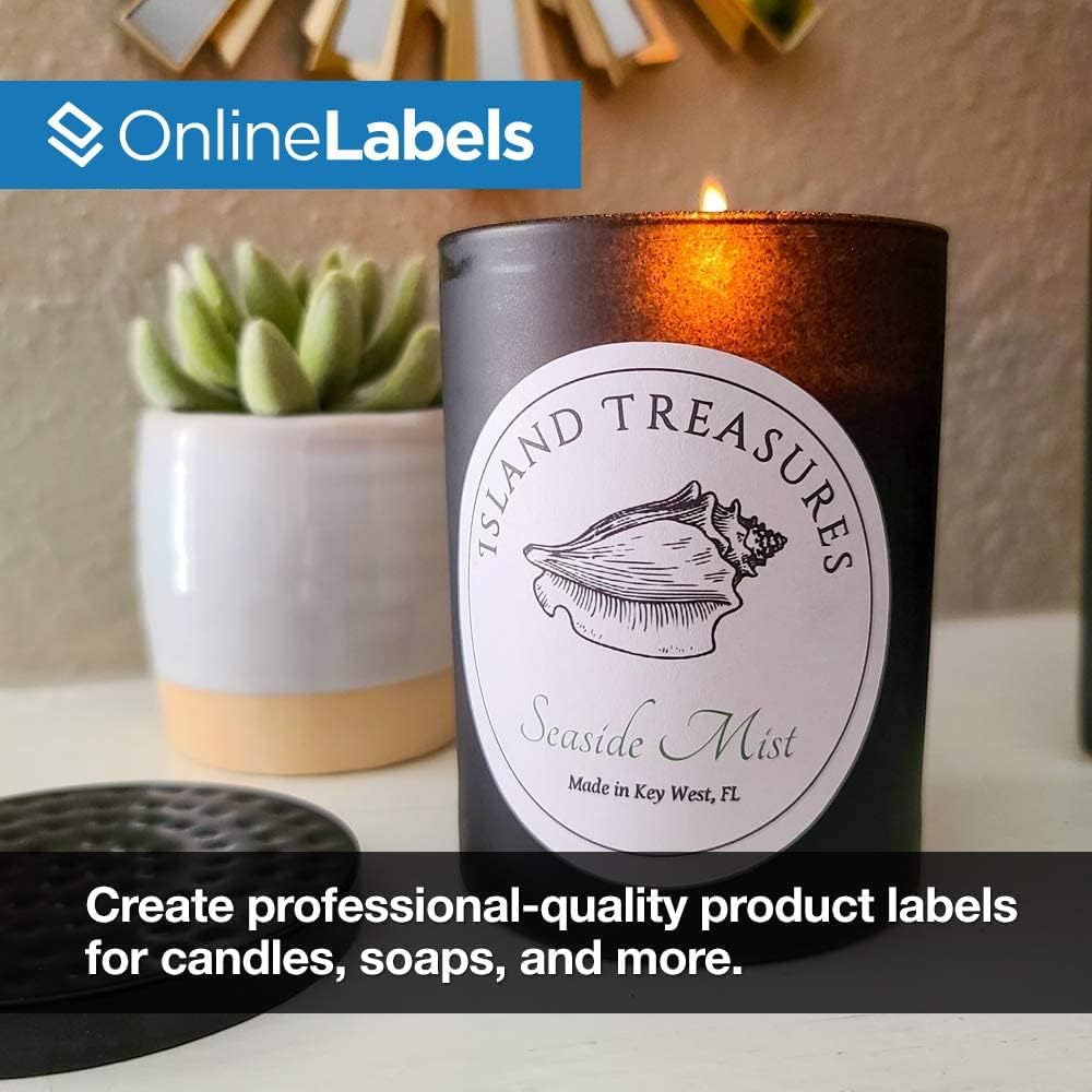 3 Inch Round Labels - Pack of 150 Circle Stickers, 25 Sheets - Inkjet or Laser Printer - Online Labels