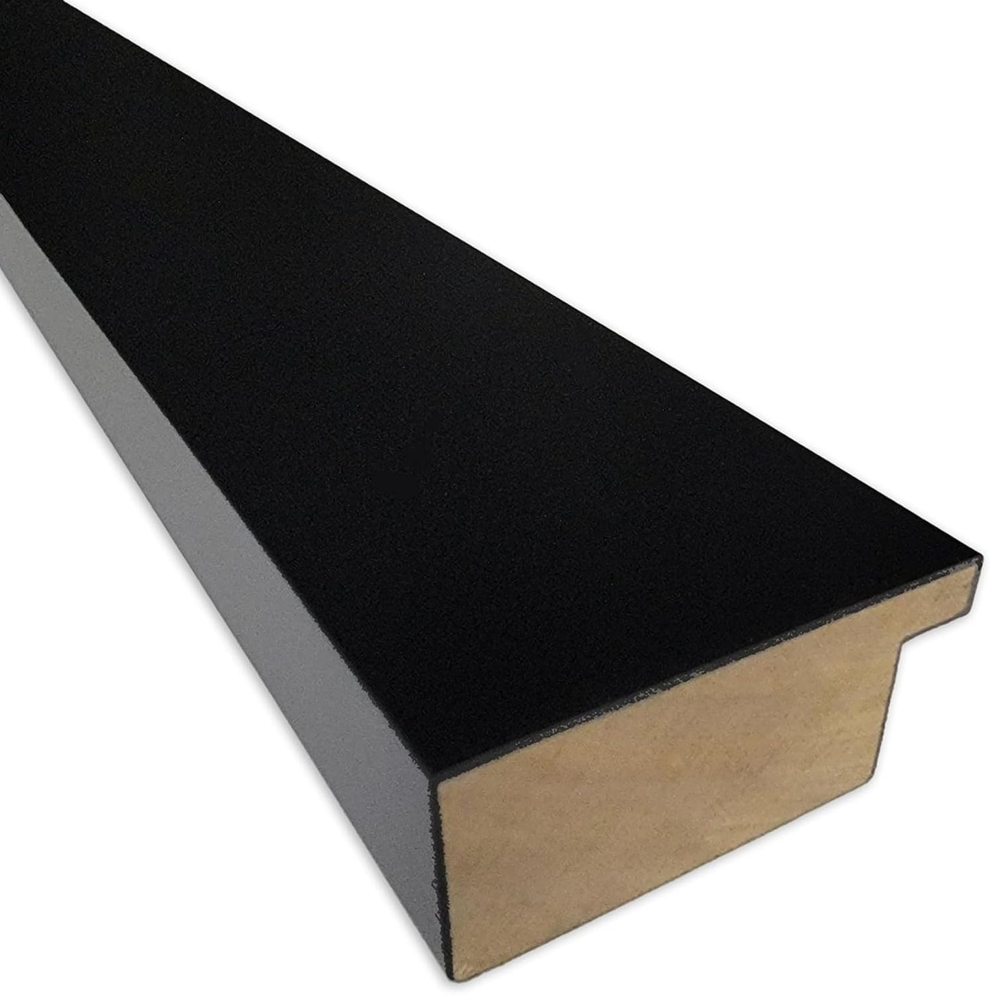 Amanti Art Black Cork Board for Wall, 15x33 Vision Board with Black Wood Frame, Medium Corkboard Office Decor for Home Organization, Modern Corkboard Pinboard to Display Items for Home Organization