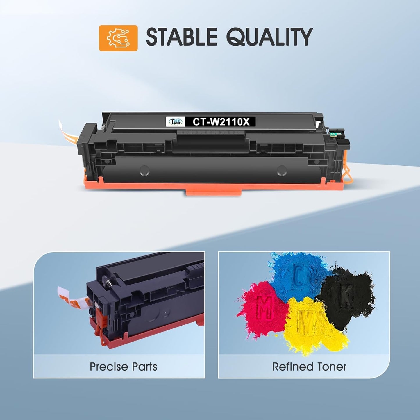 206X 206A Toner Cartridges 4 Pack High Yield M283fdw M255dw Set Compatible Replacement for HP 206X 206A Color Laserjet Pro MFP M283cdw M283 M255 Printer Ink (with Chip) (Black Cyan Yellow Magenta)