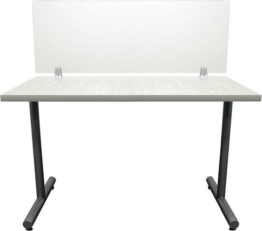 OBEX Frosted Acrylic Desk Mounted Privacy Panel, 12" x 60", Frosted