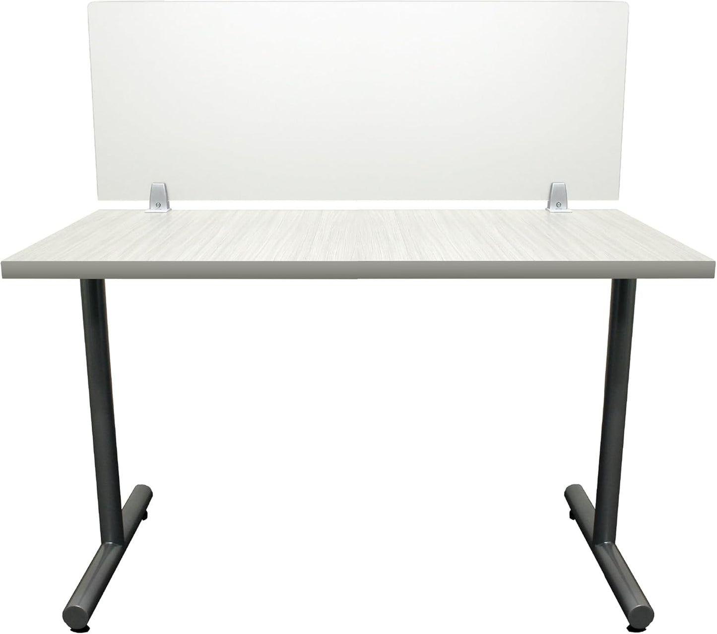 OBEX Frosted Acrylic Desk Mounted Privacy Panel, 18" x 60", Frosted