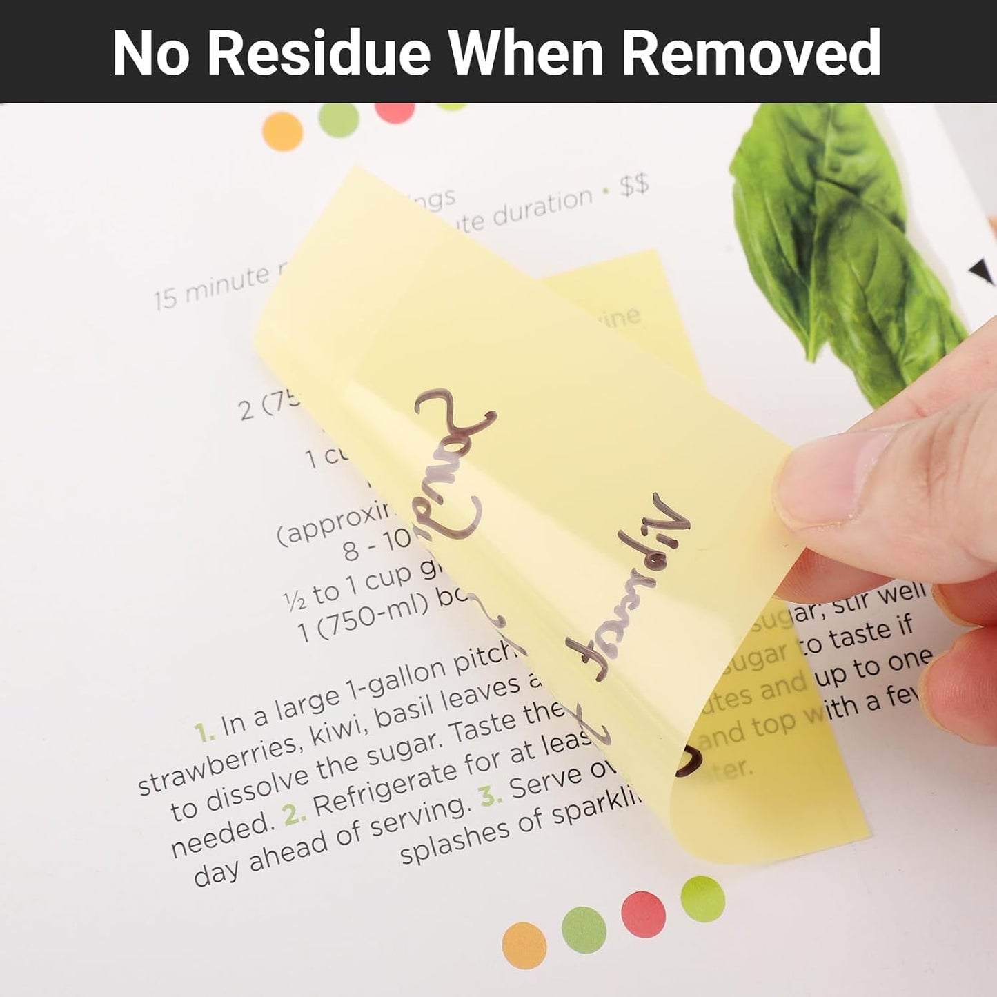 EUSOAR Clear Sticky Notes, 300 Sheets 3x3 Inch Transparent Markers Sticky Note Pads Morandi 6 Colors, See-Through Adhesive Note Memo Reminder Tabs Bible Page Flags Stickers for Book Annotation