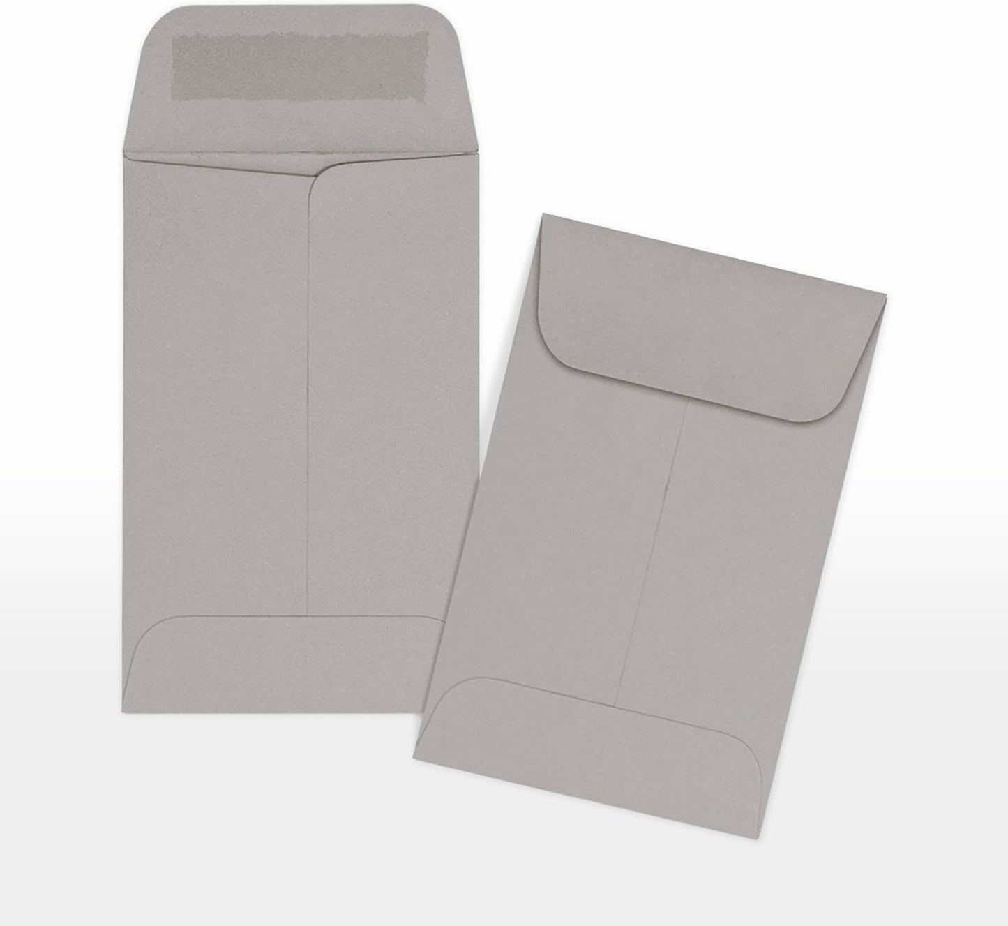 LUXPaper #1 Coin Envelopes | 2 1/4" x 3 1/2" | Gray Wove | 28lb. Text | 1,000 Qty
