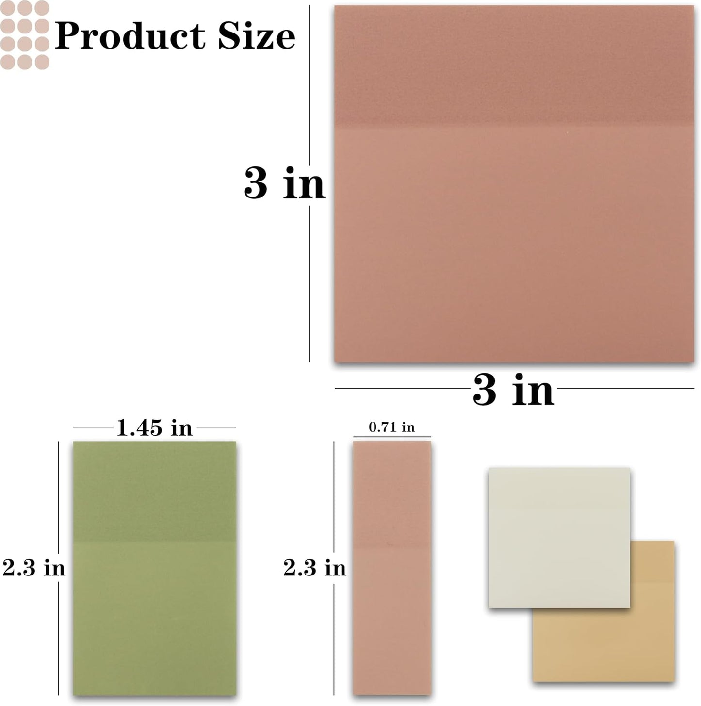 Transparent Sticky Notes, 3"x3" Clear Sticky Notes, Waterproof Translucent Sticky Note Pads for Books Annotation, Clear Post it Notes for Bible Study, School, Office