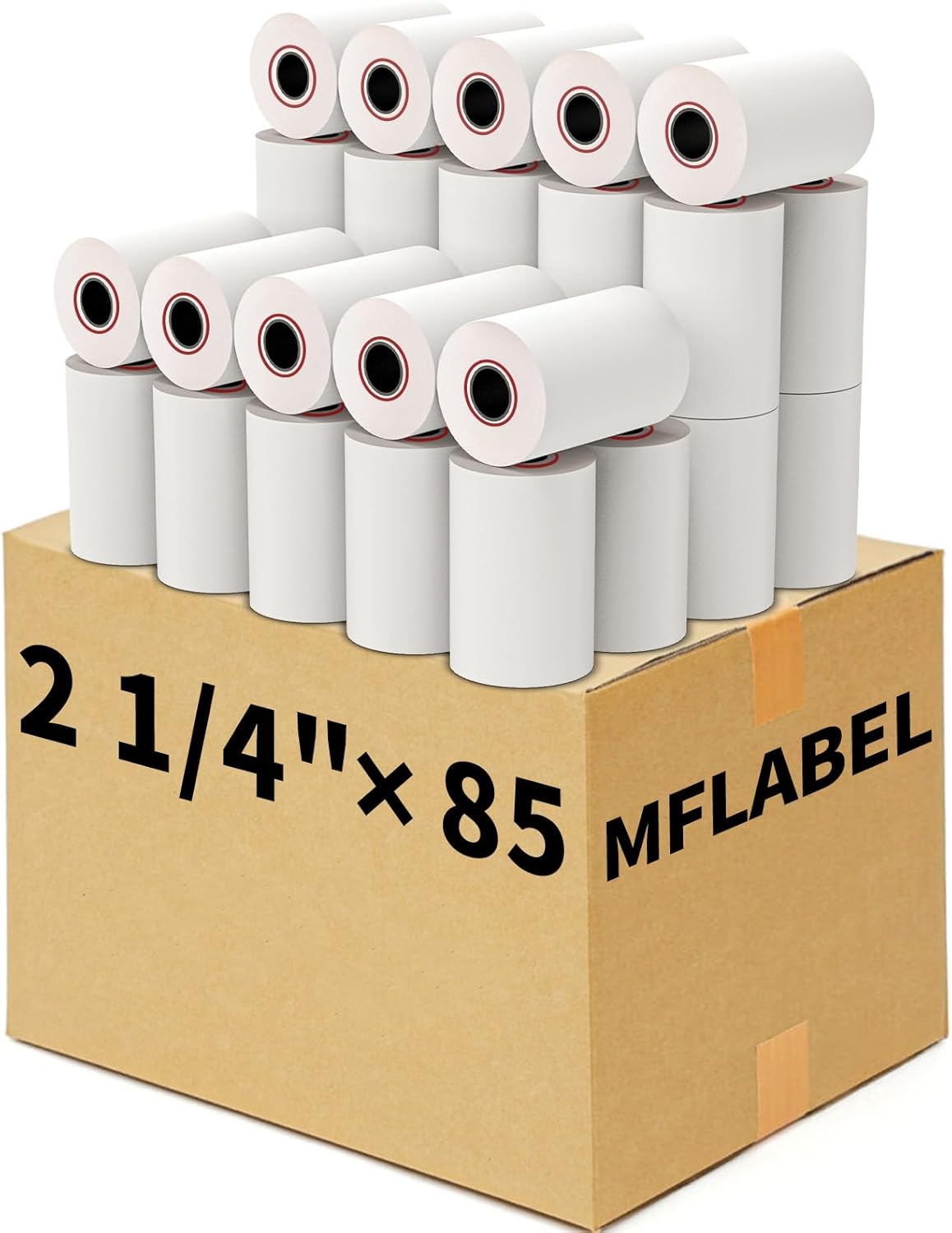 MFLABEL® 1000 Rolls 2 1/4" x 85' Thermal Paper Cash Register POS Receipt Paper