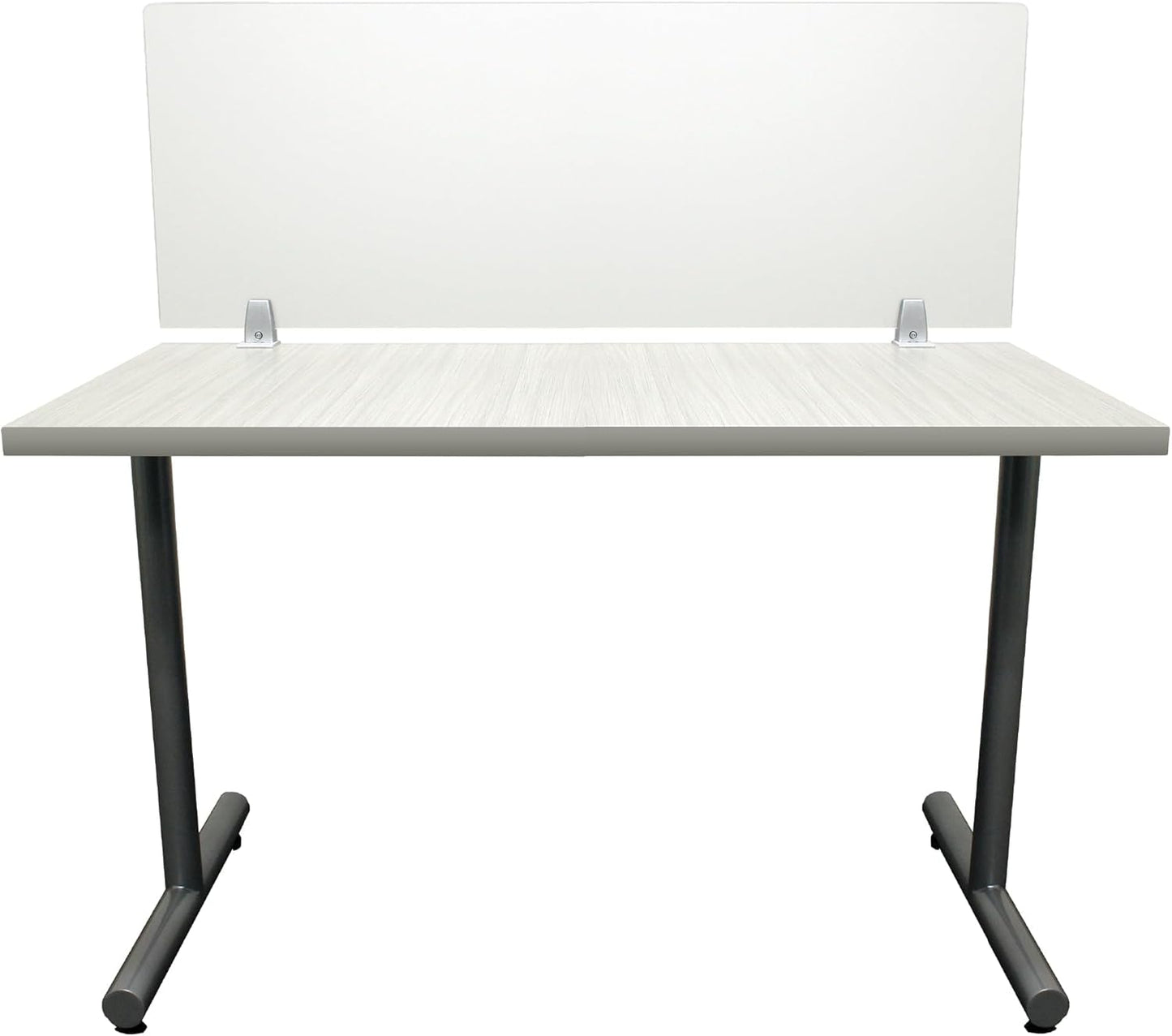 OBEX Frosted Acrylic Desk Mounted Privacy Panel, 24" x 36", Frosted