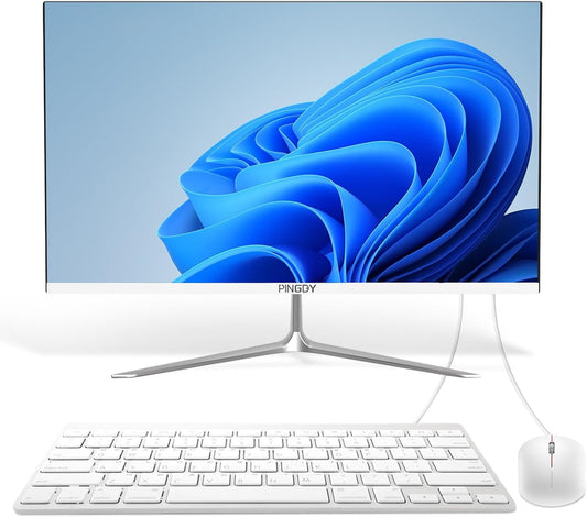 24”All-in-One Desktop PC Computer, i7-4000m Quad-Core Desktop Computer, 16G Ram 512G SSD IPS HD Display, WiFi BT for Home Entertainment Business Office