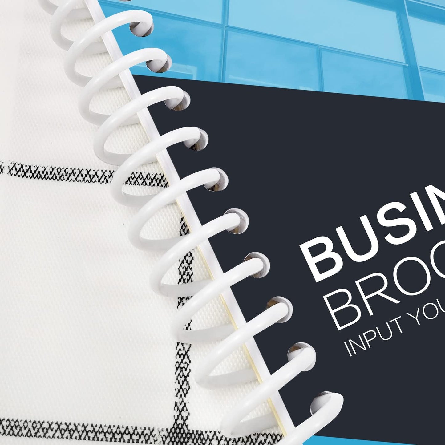 Rayson 5/16" Plastic Spiral Binding Coil, 40 Sheets Capacity, 4:1 Pitch 7.9mm White Coil Binding Spines for Business and Educational Purposes, Pack of 100