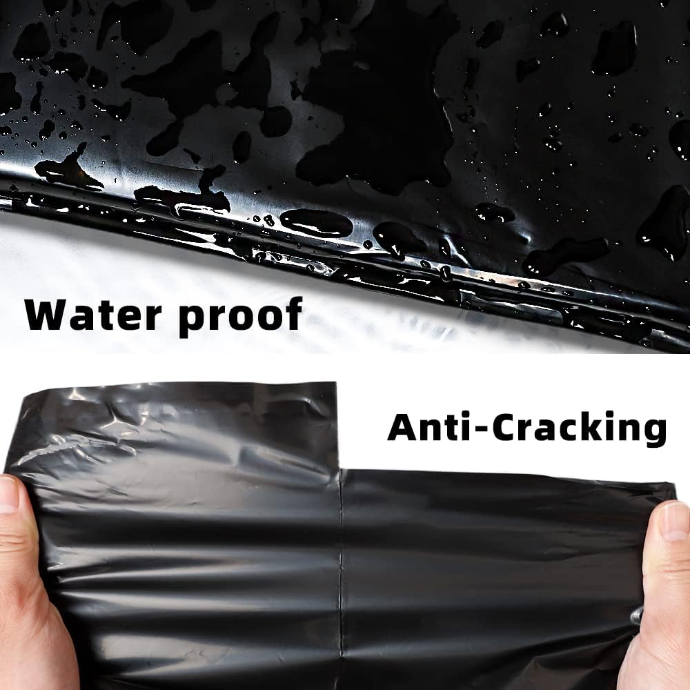 POLYSELLS 100 pcs 10x13 Inches Black Poly Mailers Shipping Envelopes, Strong Adhesive Sealing, Waterproof, and Tear-resistant Postal Mailing Bags for Clothing, Books, and Accessories