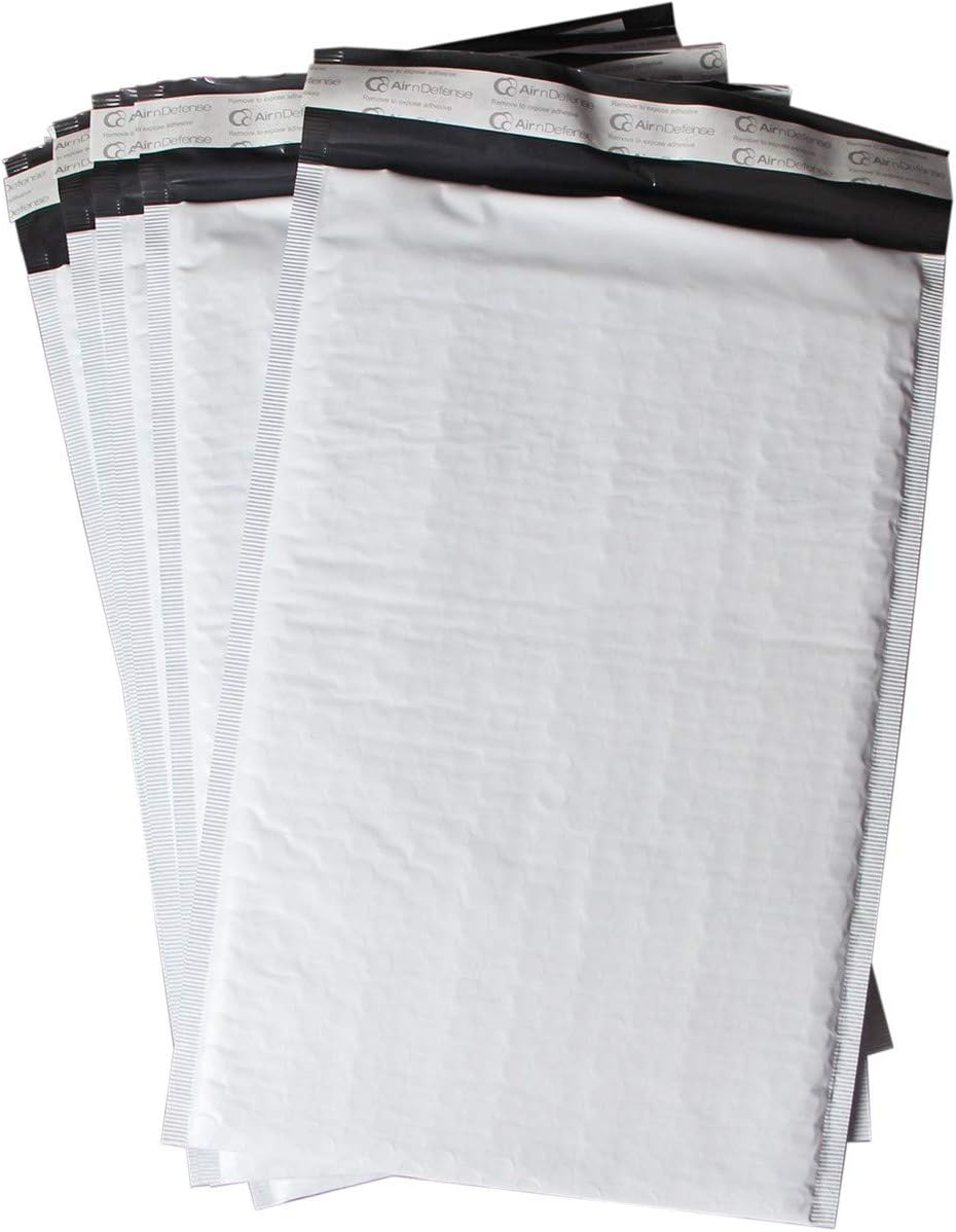50/100/200/300/400/500 pcs #6 12.5x19 Poly Bubble Padded Envelopes Mailers Shipping Bags AirnDefense (300)