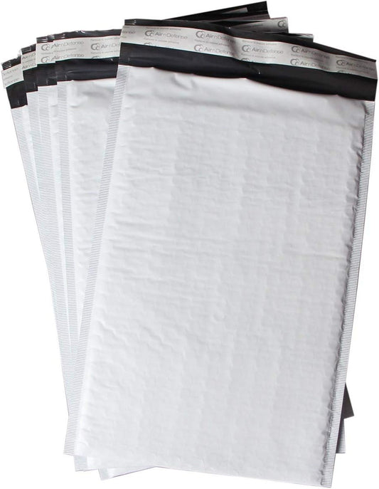 50/100/200/300/400/500 pcs #6 12.5x19 Poly Bubble Padded Envelopes Mailers Shipping Bags AirnDefense (300)