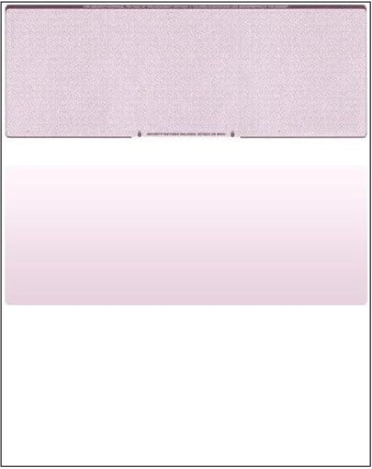 Compuchecks Check on Top Blank Check Paper - 500 Pack, Quick-Books & Laser Printer Compatible - Security Business Checks with Voucher - 8.5" x 11" Burgundy Diamond