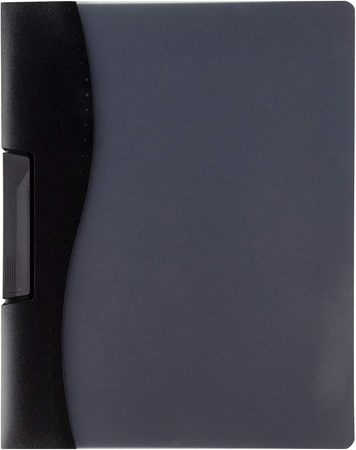 Juvale Resume Portfolio Folder - 10 Pack, Black, 9 x 11 in - Clear Report Covers with Sliding Bar & Swing Clip - Presentation Folders & Document Binder