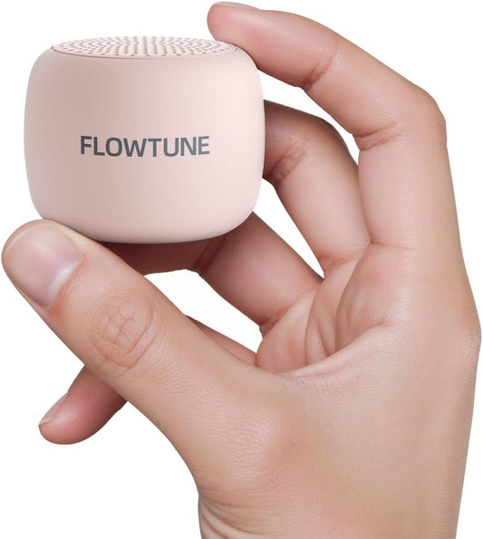 Sound Machine Flowtune White Noise Machine for Baby Adults, Mini Portable Sound Machine for Travel, 6H Timer, 18 Soothing Sleep Sounds Gift (Sakura Pink)