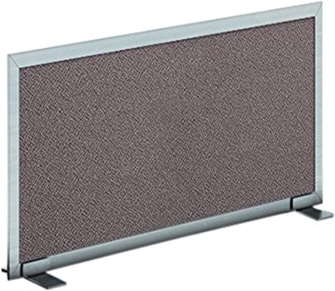 OBEX Acoustical Free Standing Privacy Screen, Cubicle Accessories Desk Privacy Panel, Desk Dividers for Office, Office Furniture Partitions Portable Sound Proof Dividers, 18" x 60", Slate