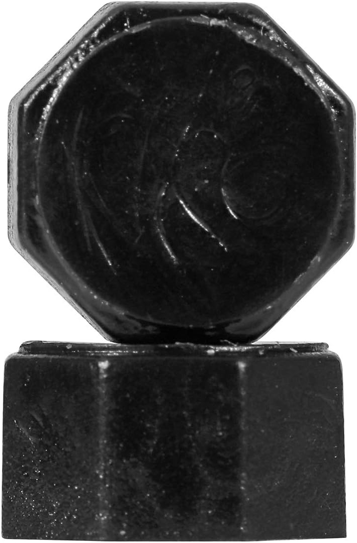 Black Sealing Wax Beads, Yoption 300 Pcs Octagon Wax Seal Beads Kit with 2 Melting Spoon and 4 Candles for Wedding Invitation Envelopes Gift Wrapping (Black)