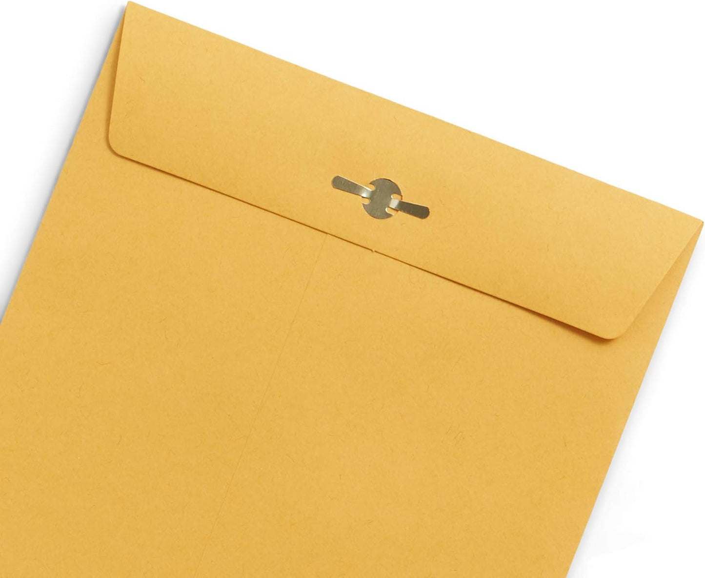 Blue Summit Supplies 100 6” x 9” Clasp Envelopes with Gummed Seal, Small Clasp Mailing Envelopes Made From 28lb Kraft Paper, For Smaller Items or Handling Cash, Bulk 100 Pack