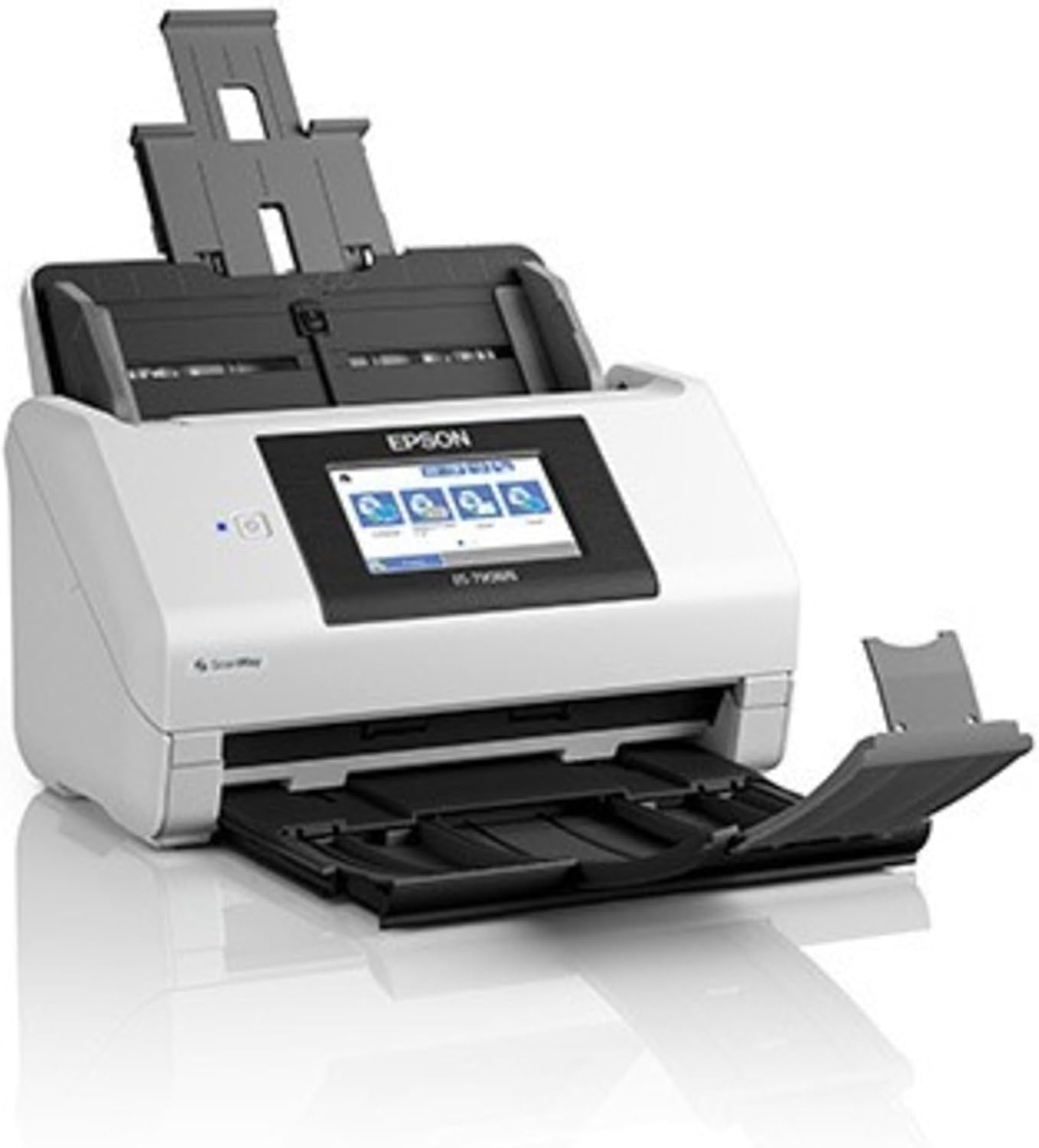 Epson DS-790WN Wireless Network Color Document Scanner for PC and Mac, with Duplex Scanning, PC-Free Scanning, 100-page Auto Document Feeder (ADF) and 4.3" Color LCD Touchscreen