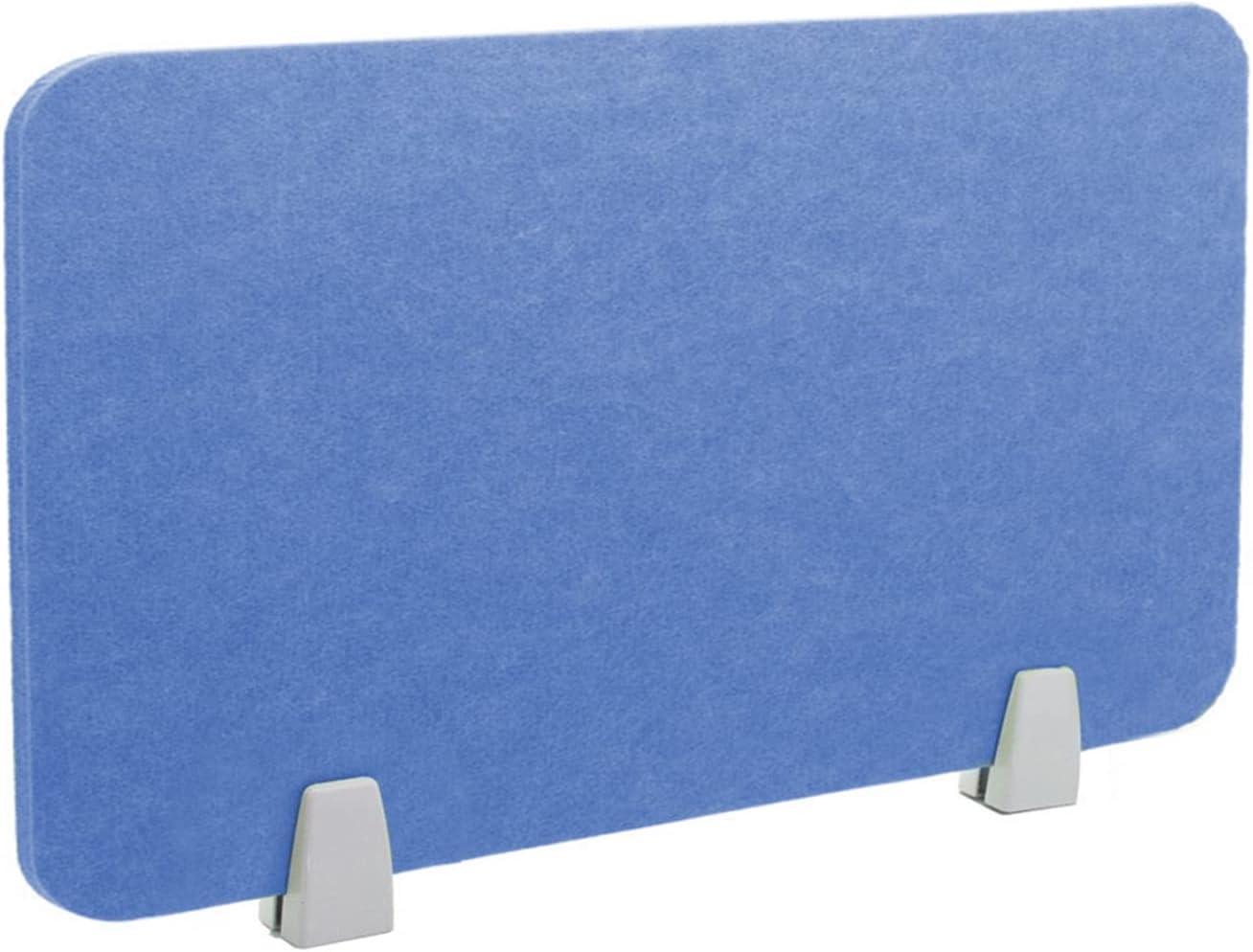 Icegrey Acoustic Desk Divider Privacy Panel Removable Sound Absorbing Desk Partition Board with 2 Clips for Student Call Centers Offices Braries Classrooms Library, Light Blue, 19.5x15.6