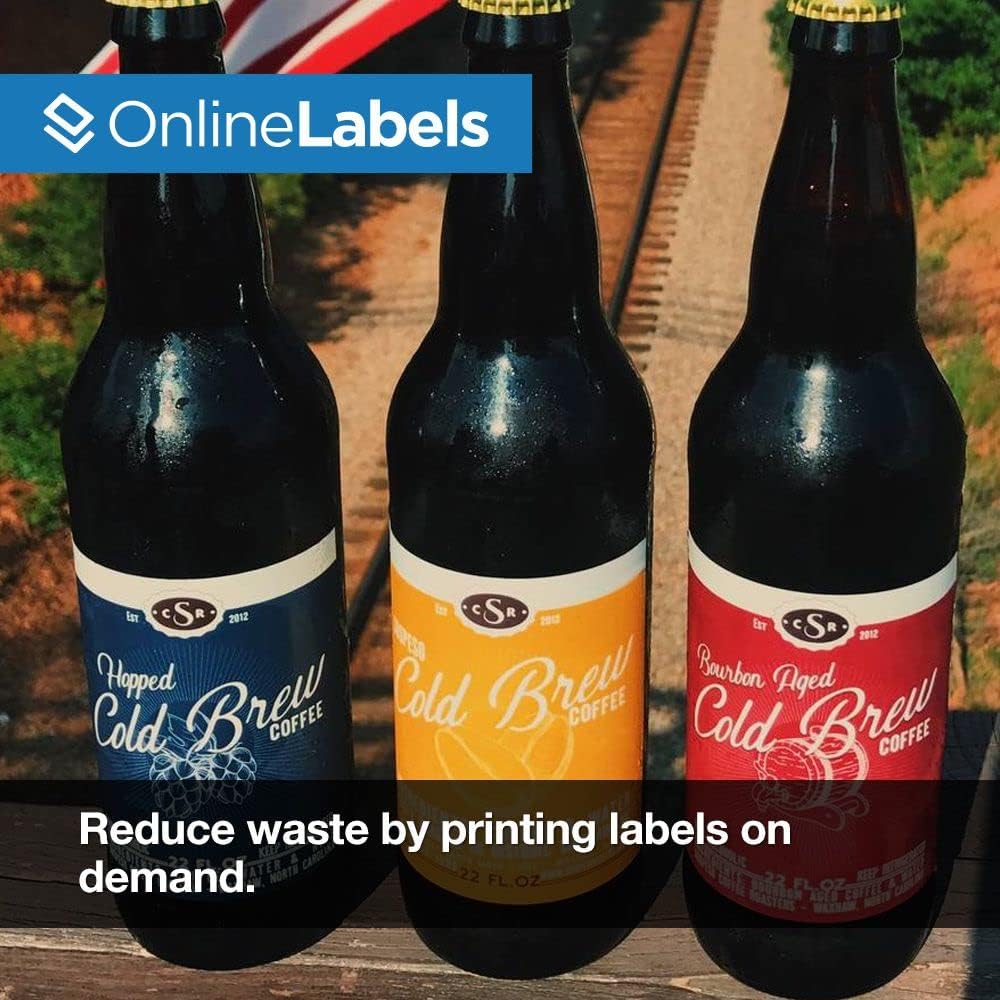 4 x 4 Square Label - Pack of 4,000 Labels, 1,000 Sheets - Inkjet/Laser Printer - Online Labels