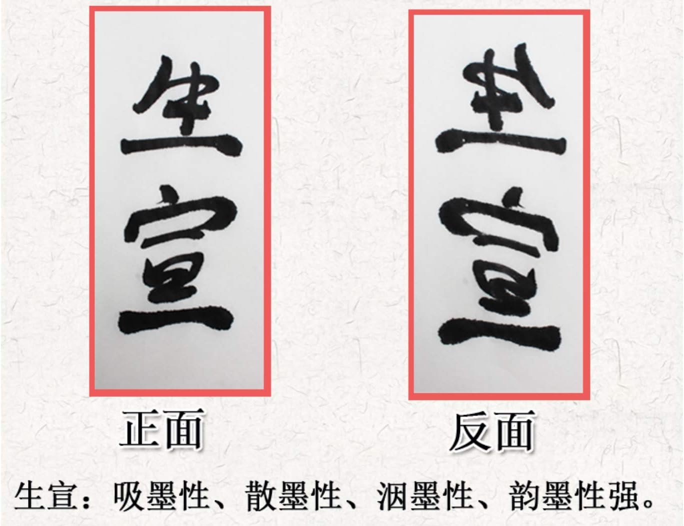 MEGREZ Chinese Japanese Calligraphy Xuan Paper, Rice Paper Sumi Calligraphy Paper for Calligraphy Brush Ink Writing, Painting Without Grids 100 Sheets/Bag,13.4 x 54.3inch, Sheng (Raw) Xuan