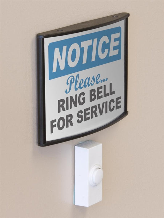 Wall/Door Signs for Wall Mount Holds 4 x 5.625 Inches Graphics, Front-Loading Name Plate Holder with Double-Sided Tape for Installation, Black, Aluminum (WCSBK64) -Set of 5