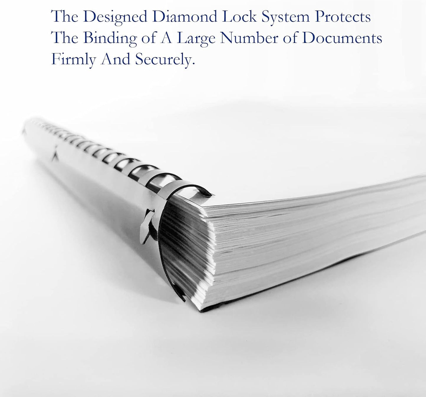 TOTiyea 50 Pack 19 Ring Plastic Binding Combs, 1-1/2 Inch Diameter, 320 Sheet Capacity, Letter Size, Black Comb Binding Spines