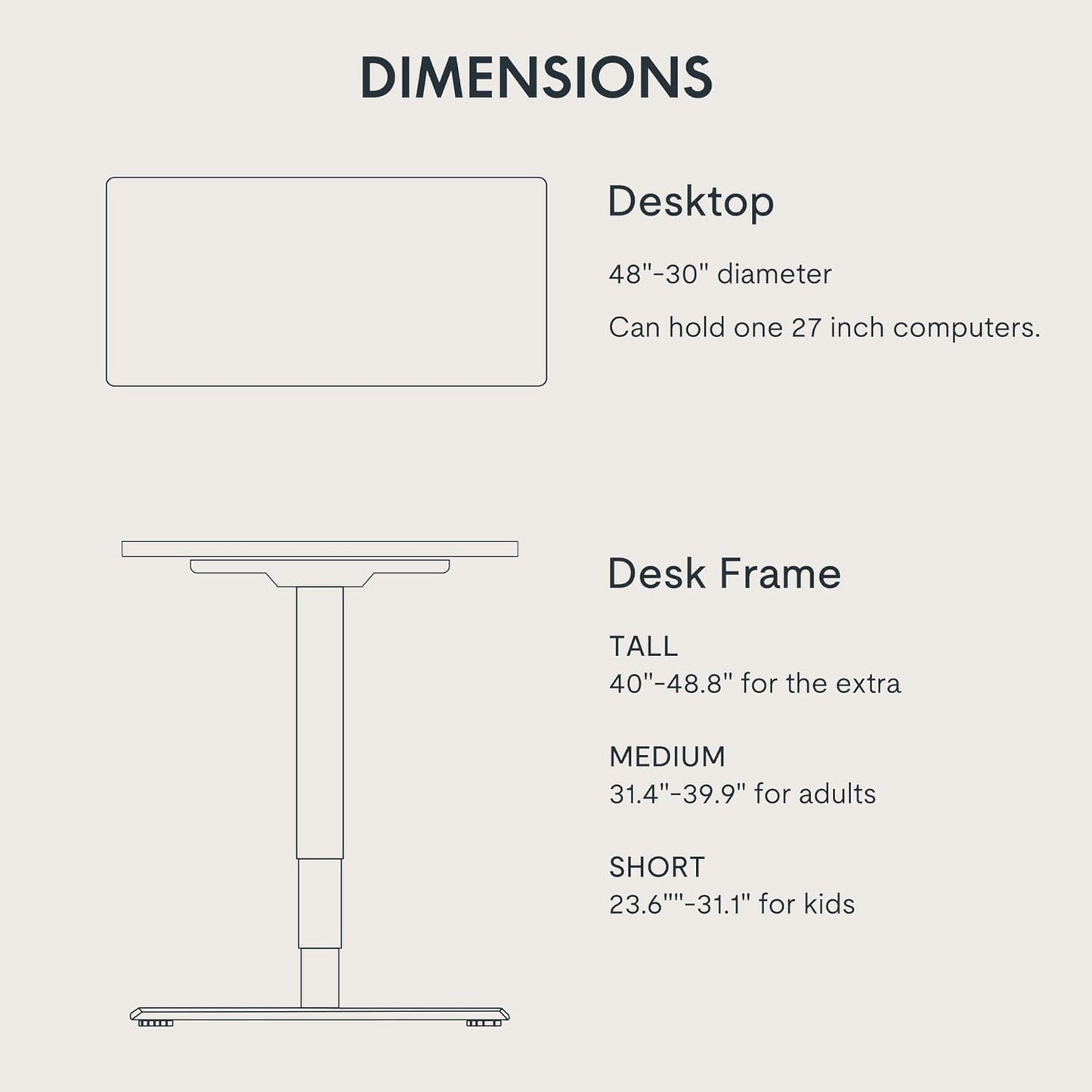 FLEXISPOT E6 Essential 3 Stages Dual Motor Electric Standing Desk 48x30 Inch Whole-Piece Board Height Adjustable Electric Sit Stand Desk(Black Frame + White Desktop, 2 Packages)