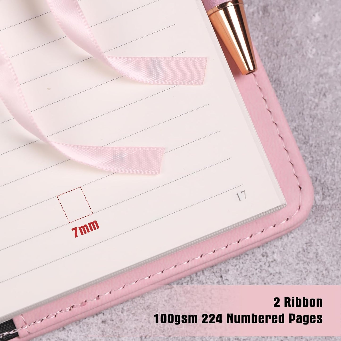 TIEFOSSI Diary with Lock for Women Girls, Lined Locked Journal, Butterfly Journal Notebook with Pen and Bookmark, A5 Refillable Locking Journals for Writing, 224 Numbered Pages
