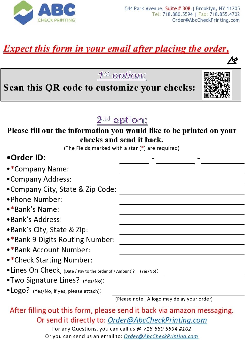 ABC Computer Checks Compatible w/Quick Books, Check on Top, Green (250 Sheets)