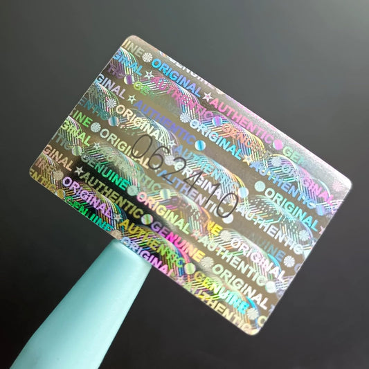 dose not apply 300 Pcs 1.18X0.79 inch Silver High Security Tamper Evident Seal Warranty Void Original Genuine Authentic Hologram Labels/Stickers Unique Sequential Serial Numbering Tamper Proof
