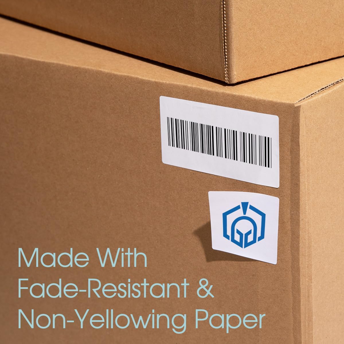 1 1/2" X 1" Matte White Printable Labels Compatible with Inkjet and Laser Printers - 250 Sheets, 12500 Total Paper Stickers for Return Addresses, UPC and EAN Barcodes - Spartan Industrial