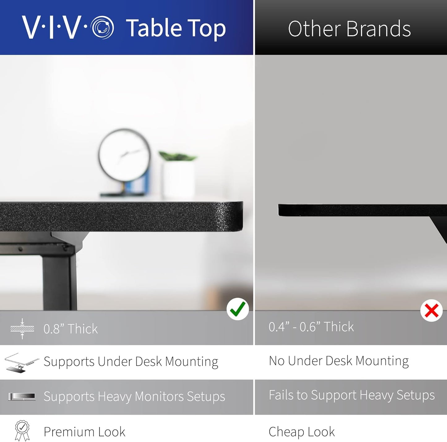 VIVO Electric Corner L-Shaped 84 x 63 in Standing Desk, Memory Height Adjustment, Dark Walnut Top Black Frame, DESK-E3CTBD-84