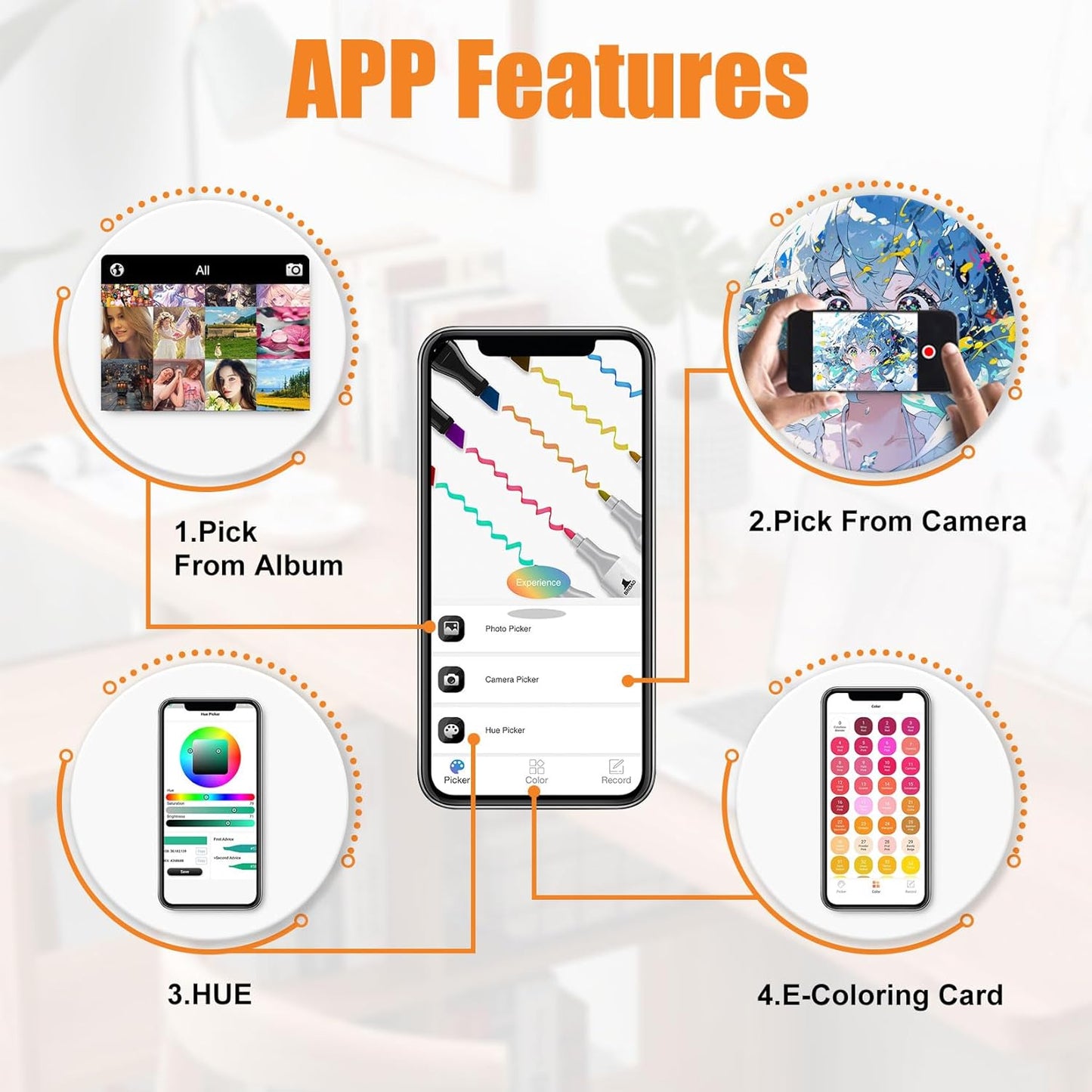 80 Colors Alcohol Markers with Free App, Chisel & Fine Tip Alcohol-Based Marker Set for Adults Kids, Dual Tip Artist Markers for Drawing, Coloring Illustration, Painting and Great Gift Idea