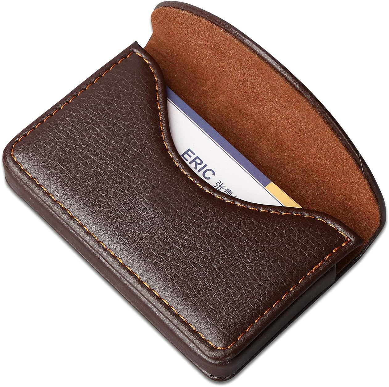 KINGFOM T31-6PCS/SET Office Desktop Decor Organizer Supplies Set PU Leather Remote Control Collection Holder, Pencil Holder Box, Business Card Holder, Mouse Pad, Sticky Notes Paper and Dispenser