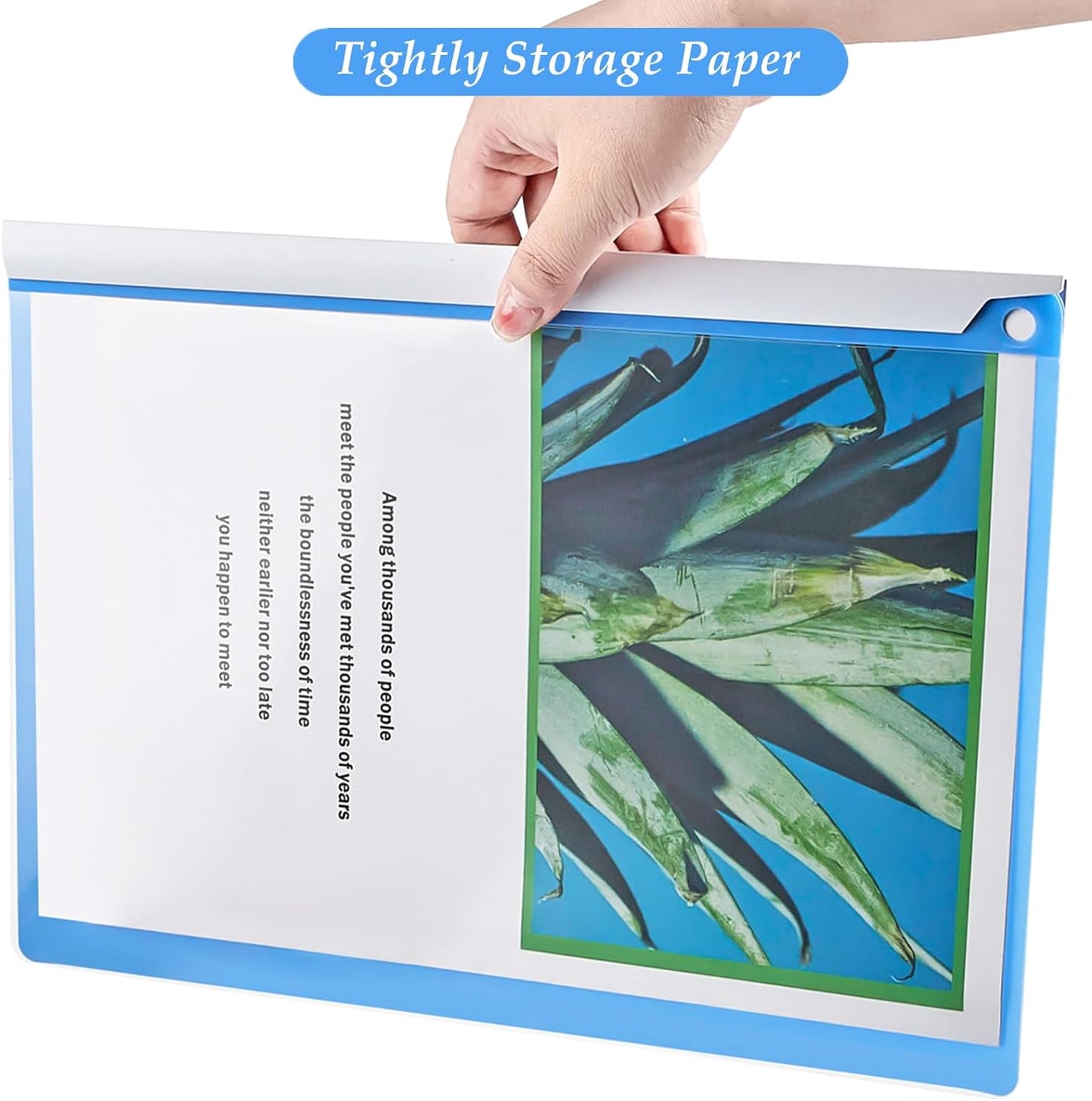 5PCS Clear Report Covers with Swing Clip, Professional Clear Front Presentation Folders Resume Folder, 30 Sheets Capacity A4 Size File Document Organizer, No Punch Needed