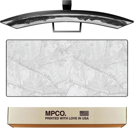 MPCO. Dark Fantasy Large Gaming Desk Pad - 36" x 17" Duraglyde Fabric Thunder’s Wrath Keep Desk Mats - Non-Slip, Washable, Smooth Glide for Precision Gaming & Work