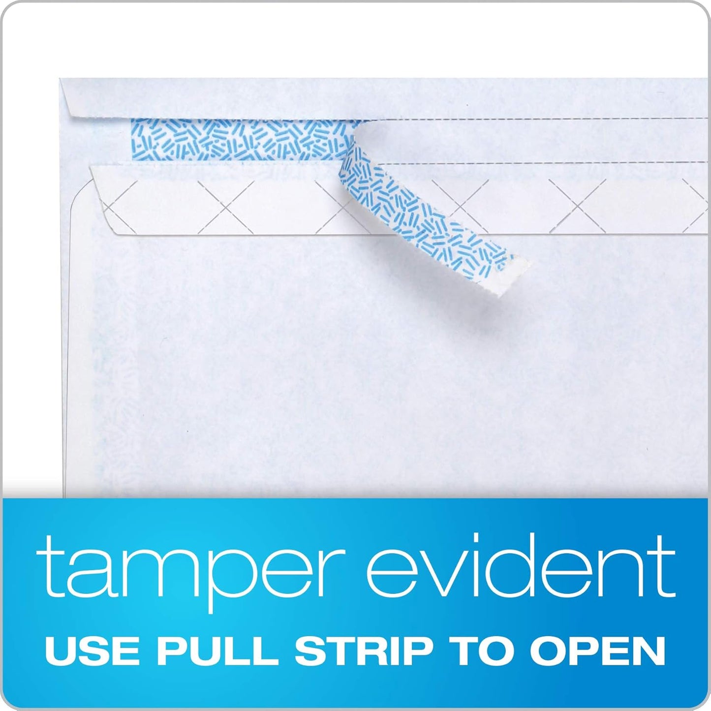 Columbian #9 Double-Window Security Envelopes, SimplySafe Tamper Evident, Pull Strip, Peel and Seal, for Invoices and Statements, 3-7/8 x 8-7/8 Inches, 500 per Box (COLO166), White (Pack of 5)