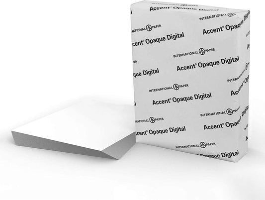 Accent Opaque White 30% Recycled Printer Paper, 11” x 17” 24lb Bond/60lb Text Copy Paper – 500 Sheets (1 Ream) – Premium Computer Paper, Smooth White Paper, 95 Bright, 89gsm – 188103R