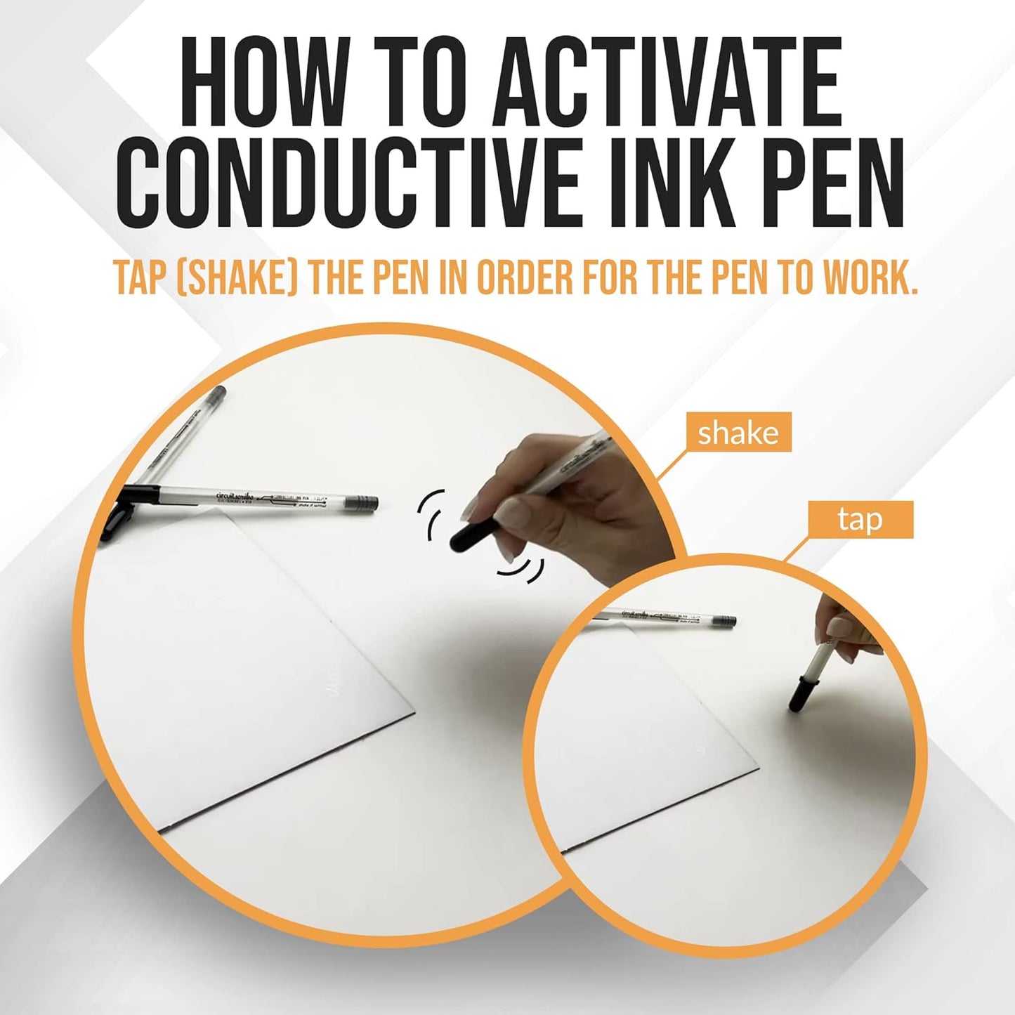 Circuit Scribe Non-Toxic Conductive Ink Pen for Kids Circuit Building Set (10-Pack) | Silver Ink Rollerball Point Pen Kit, Science Experiments, DIY Science Projects (New & Improved Formula)