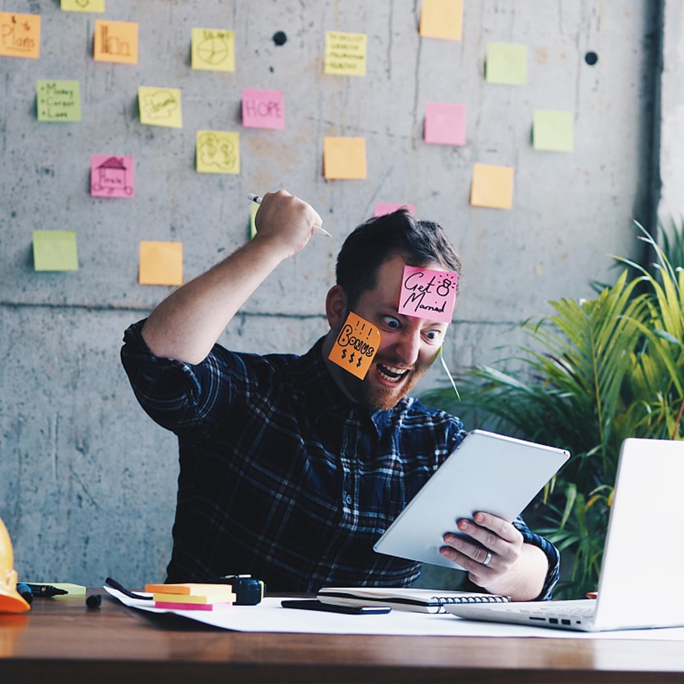 Sticky Notes 16 Pads 3x3 inches, Self-Sticky Note Pads Multi Colors, School Supplies Office Products, Writing Memo for Holiday Shop, Teacher Appreciation Xmas Gift and Daily Life Organization