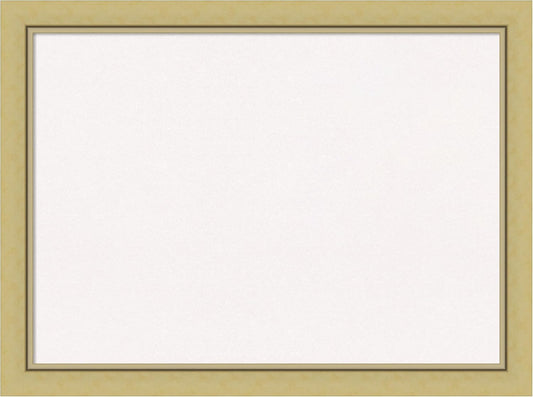 Amanti Art White Cork Board for Wall, 23x31 Vision Board with Gold Frame, Medium Corkboard Office Decor for Home Organization, Casual Corkboard Pinboard to display items for home organization