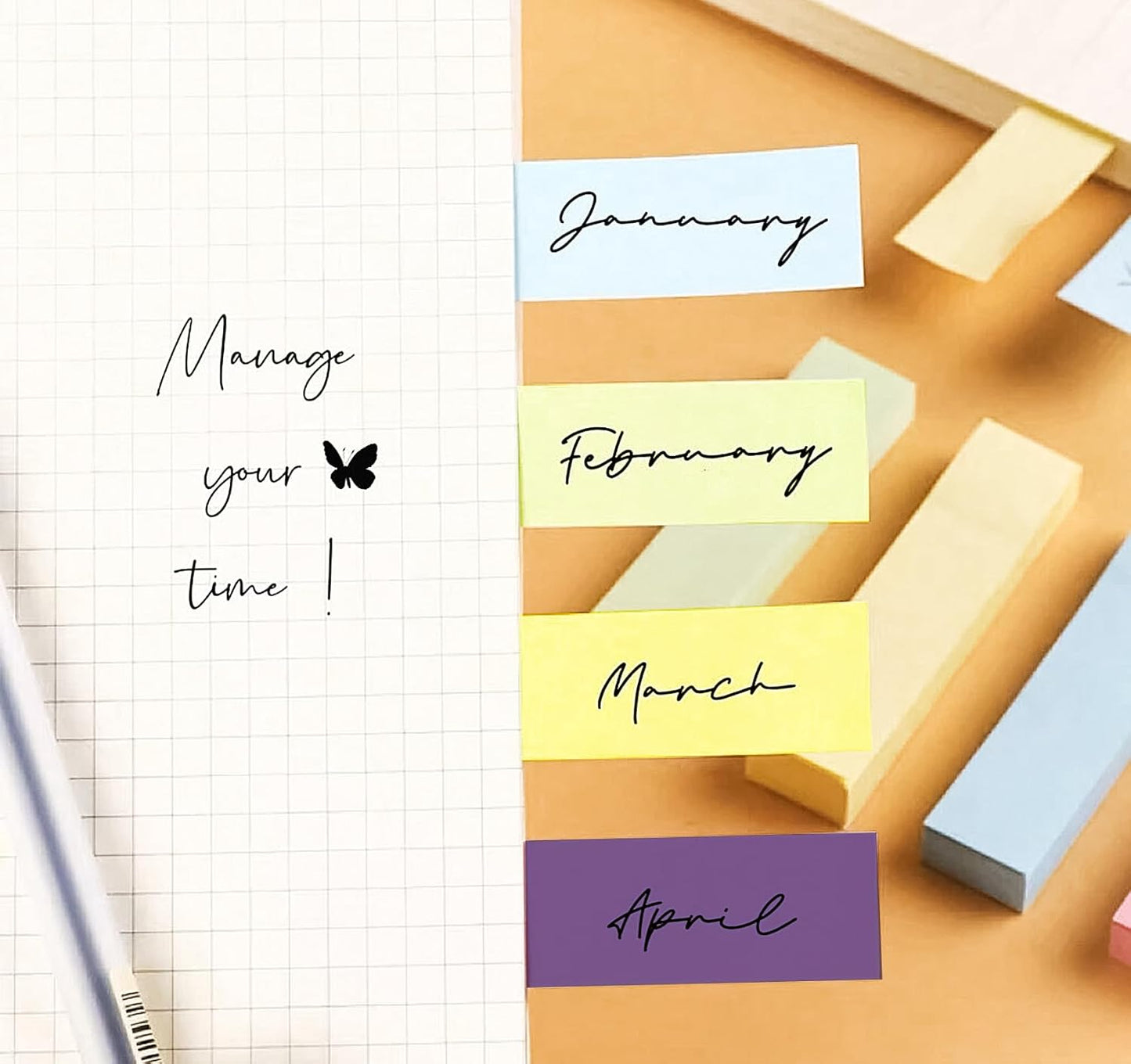 40 Pack Sticky Notes Flags Tabs Page Markers,4000 Sheets Index Tabs,Small Self-Stick Note Pads,8 Bright Colors Page Flags Mini Self-Stick Pads to Post for Office,School,Home,Meeting,Back to School