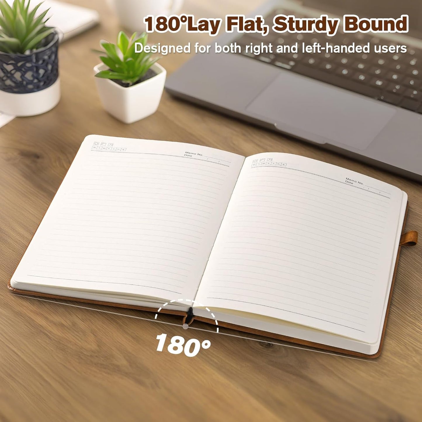 Notebook Journal for Women Men: Leather Journal for Writing, Hardcover College Ruled Journals Notebooks with Thick Paper, Large A4 Daily Journal for Travel, Diary, Gifts for Teens, 8.5"×11", Coffee
