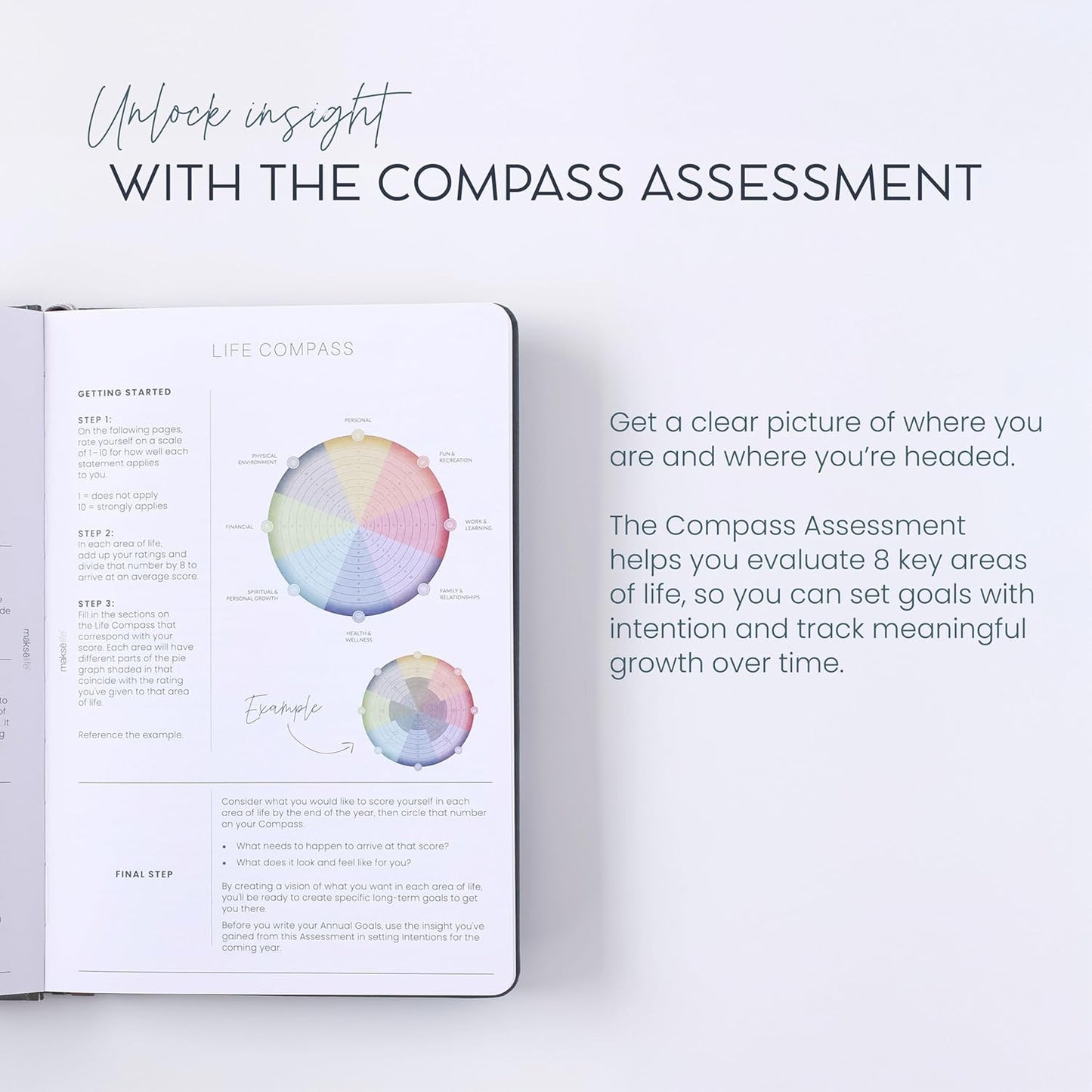 Quarterly Undated Planner - Goal Setting And Weekly Planner, Productivity Tools, Time-Management, Habit Tracker, Cream
