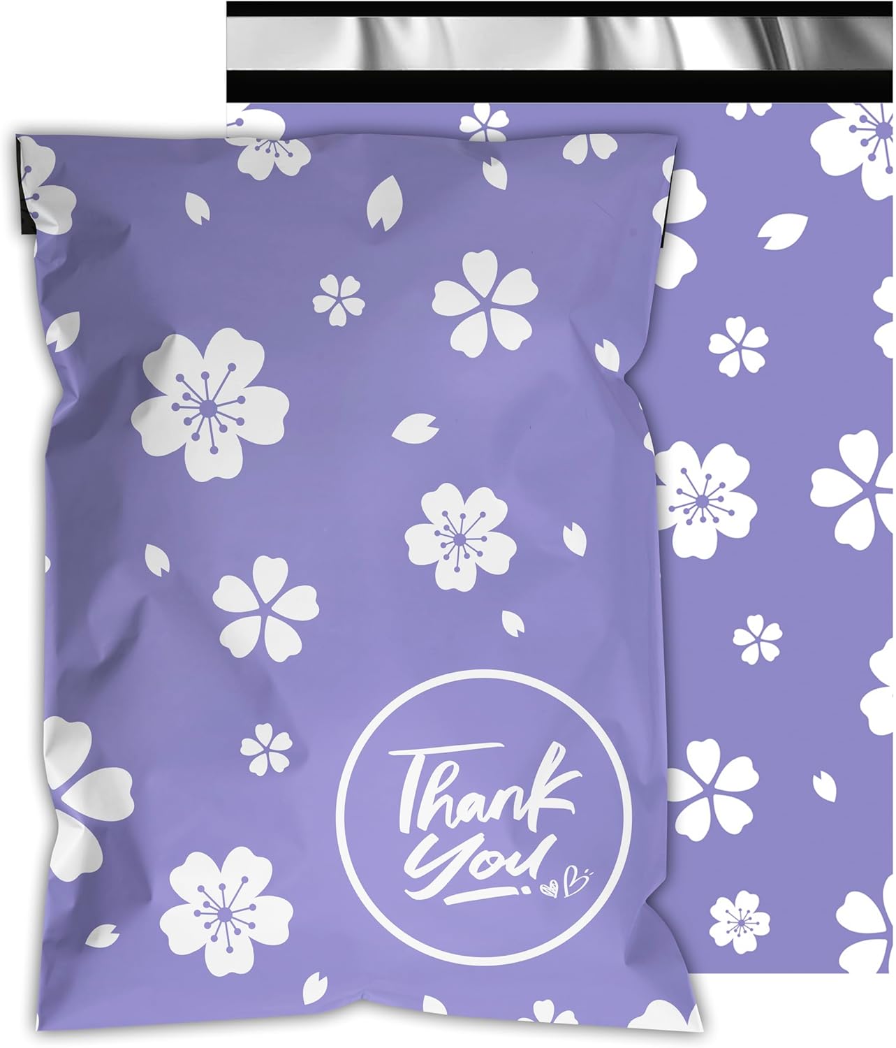 Poly Mailers 10x13 Inch 25 Pcs - Cherry printed Shipping Bags, 2.4mil Thickness, Waterproof and Tear Resistant Mailing Envelopes, Self-Sealing Packaging Bags for Small Business