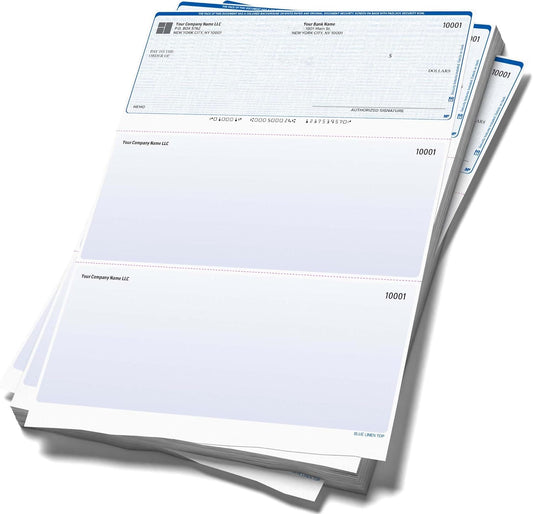 Computer Checks Compatible W/QB Check On Top [2500 Sheets]