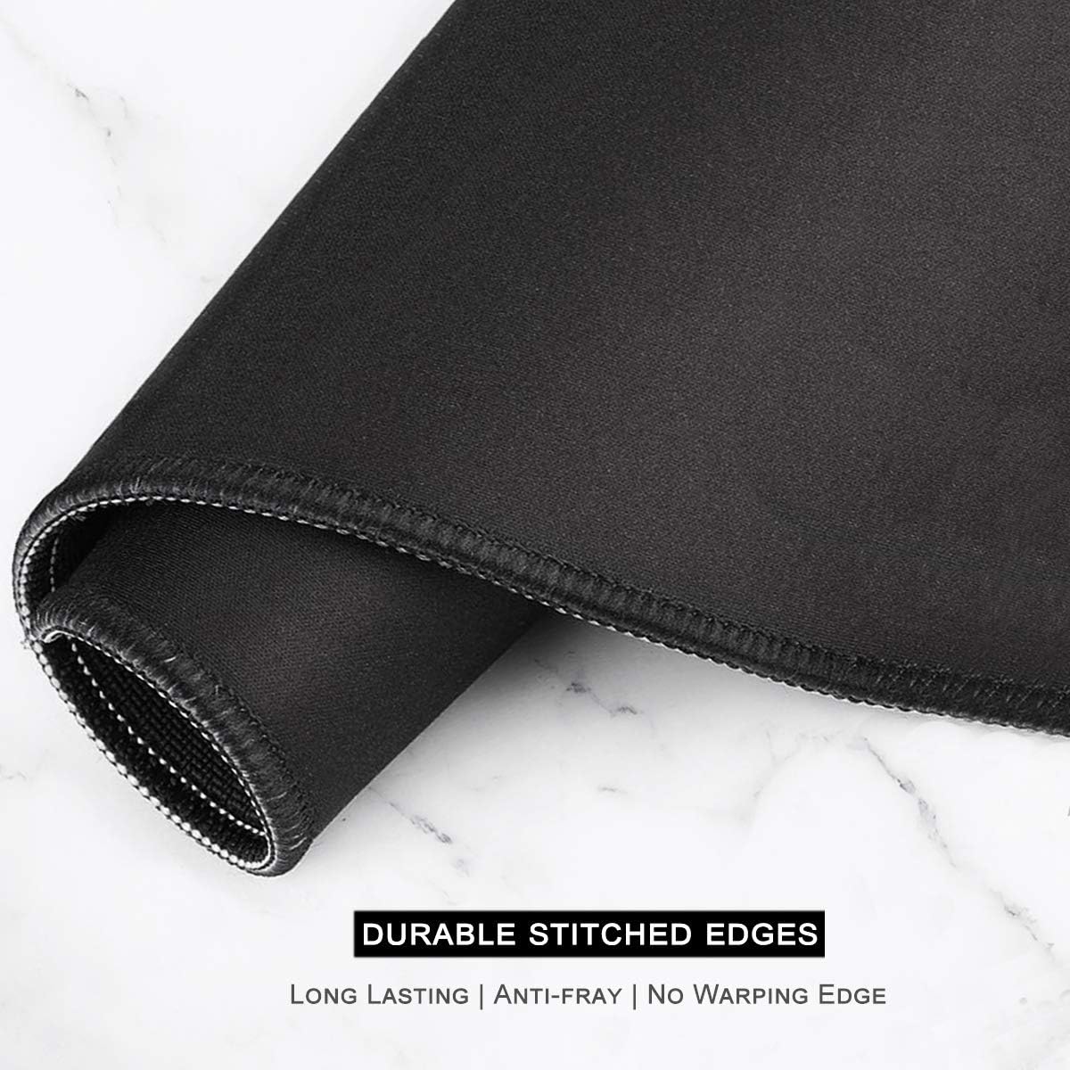 Auhoahsil Large Gaming Mouse Pad, Vintage Map Theme XXL 35.4 x 15.7 in Desk Pad Stitched Non-Slip Rubber Long Computer Mousepad Thin Extended Full Size Desk Mat for Desktop, Laptop, Wireless Mice