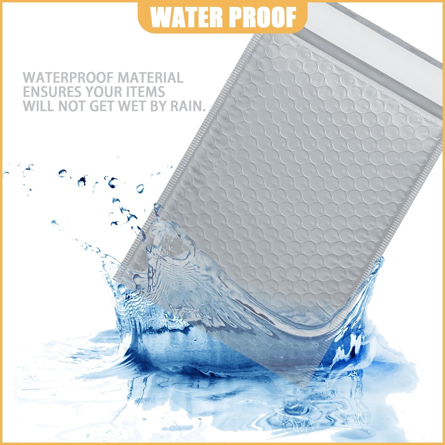 8.5in x 11in Bubble Mailer, Gray Poly Mailer, Padded Envelope, Shipping Envelope, Waterproof, Self-Sealing, For Small Business, Shipping, Mailing, Boutique Packaging(25PCS)